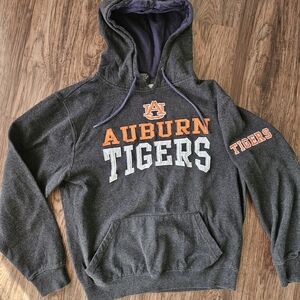 Auburn University Tigers Medium Dark Gray / Heather Black Hoodie